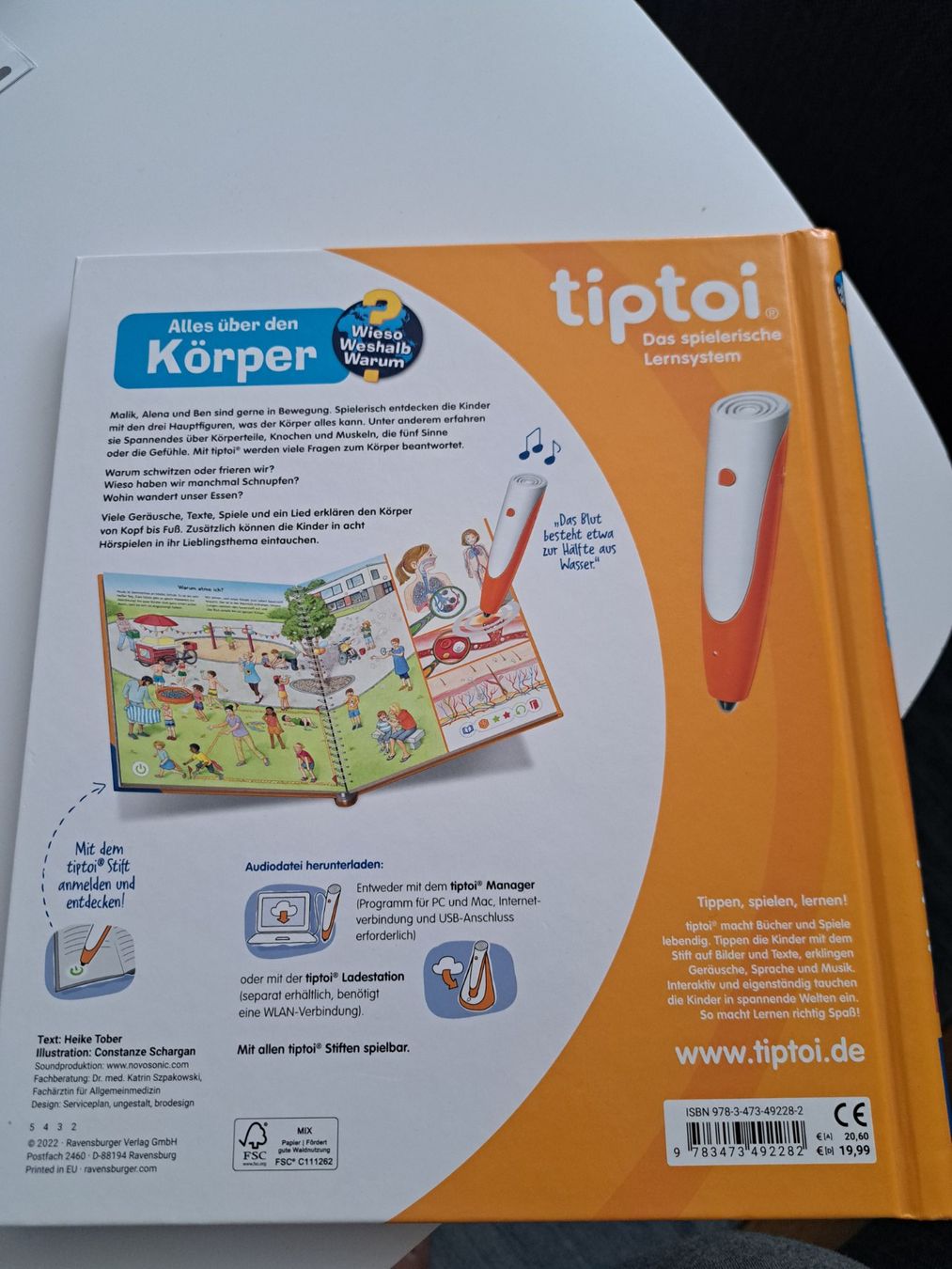 Libri: tiptoi Alles über den Körper Buch – Usato da Perlen venduto da Sarah1985 1