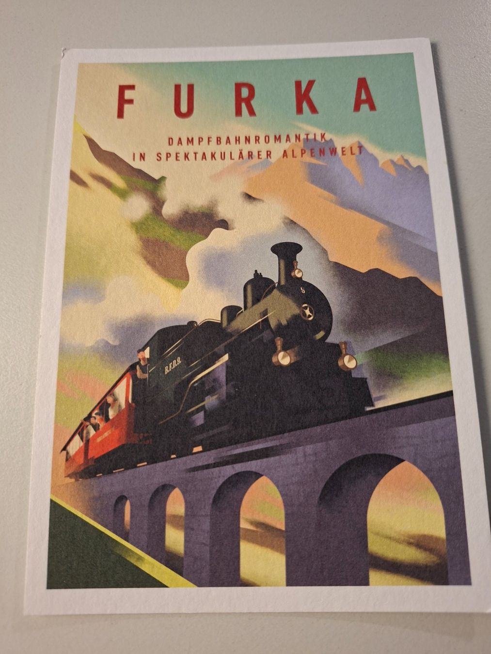 Cartes postales: Ansichtskarte Furka Dampfbahn Bergstrecke – Neuf (Voir description) à Wil SG par ram_c5j2
