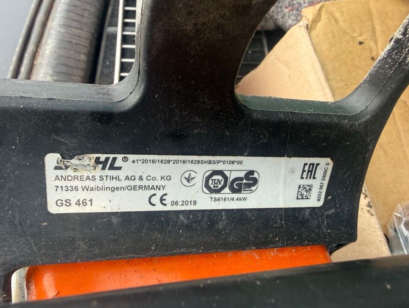 Stihl Seghe: Tronçonneuse STIHL GS 461 état d'usage – Usato da La Conversion venduto da martianmelle 2