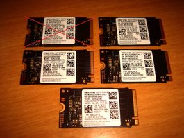 1 stück 128gb 2242 m.2 nvme ssd. Samsung PM991.wenig stunden