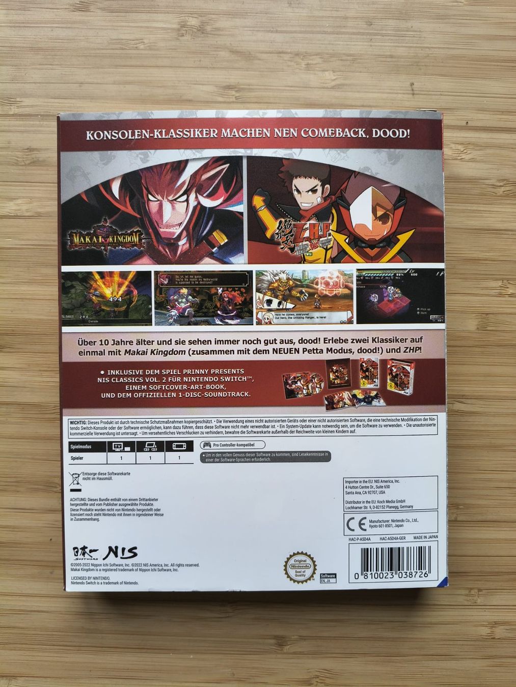 Spiele: Prinny Presents NIS Classics Volume 2 (Switch) – Gebraucht aus Riedholz von ste_96cd 1