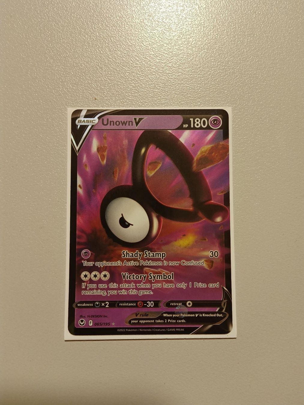 Cartoline: Unown V – Usato da Altstätten SG venduto da GGsGameshop
