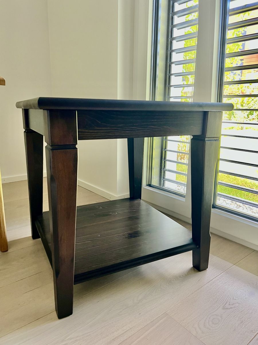 Tables de nuit: Solid Pine Dark Chocolate Table, Nightstand, New – Neuf avec emballage d'origine à Corsier GE par Karol_save_planet 4