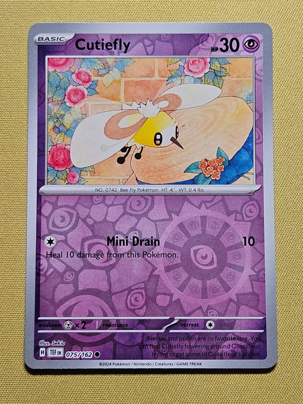 Pokémon Carte collezionabili: Temporal Forces - Cutiefly 075/162 EN – Usato da Bellinzona venduto da Pokemarco