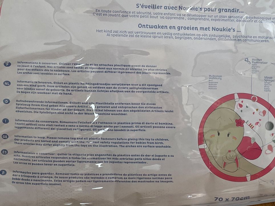 Tappeto da gioco: Spielbogen von Nattou – Usato da Aadorf venduto da Ivory83 3