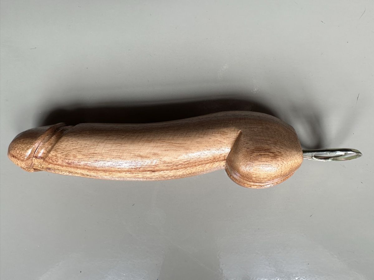 Elettrodomestici da cucina: Holz pimmel penis Schwanz Flaschenöffner – Nuovo (secondo la descrizione) da Reinach AG venduto da rares75 1