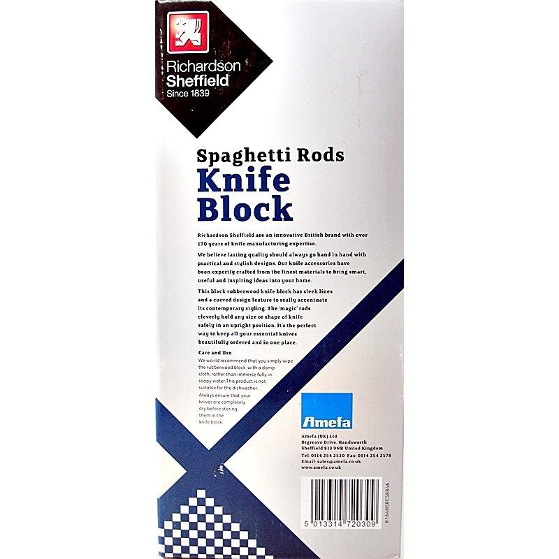 Coltelli: Messerblock -Stäbchen-Borsten-, black – Nuovo e nell'imballaggio originale da Wettingen venduto da kochshop 3