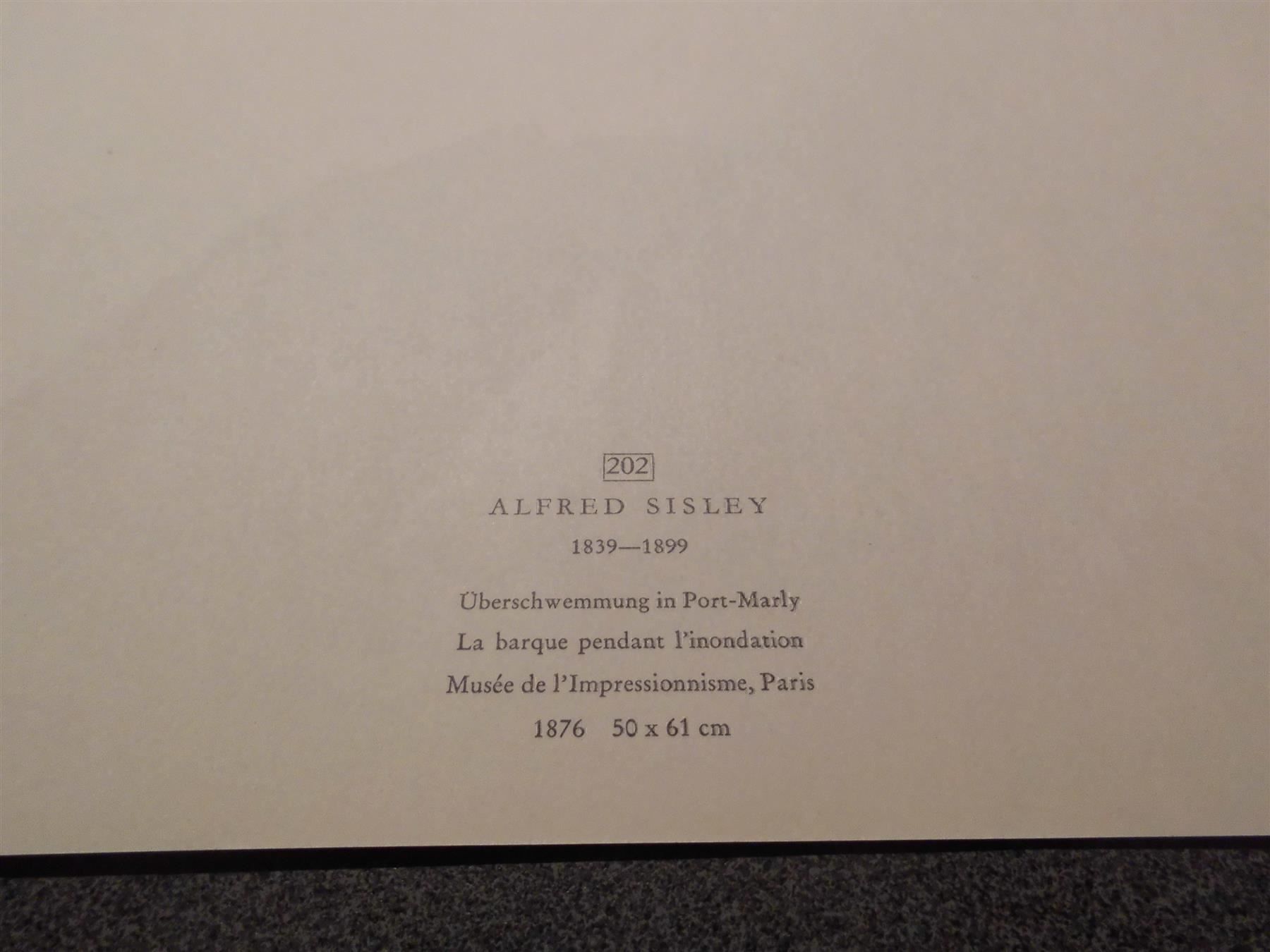 Foto & Immagini: Kunstdruck, Ueberschwemmung, Alfred Sisl – Usato da Zürich venduto da Motzkuh 1