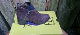 FLY LONDON Leder Stiefel Boots Braun NEU NP150