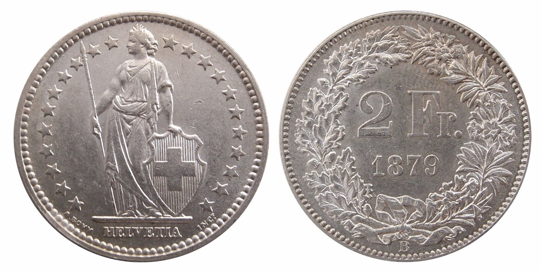Toutes les monnaies: 2 Franken 1879 – D'occasion à Basel par coinseller_87