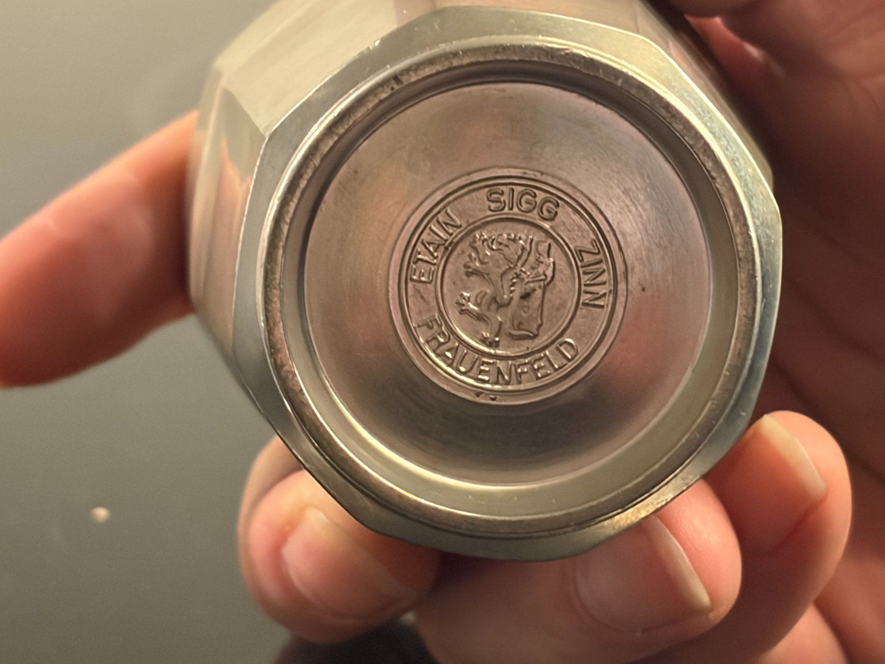 Sigg Tazze: Zinnbecher achteckig Sigg – Usato da Zürich venduto da sru_6zc8 3