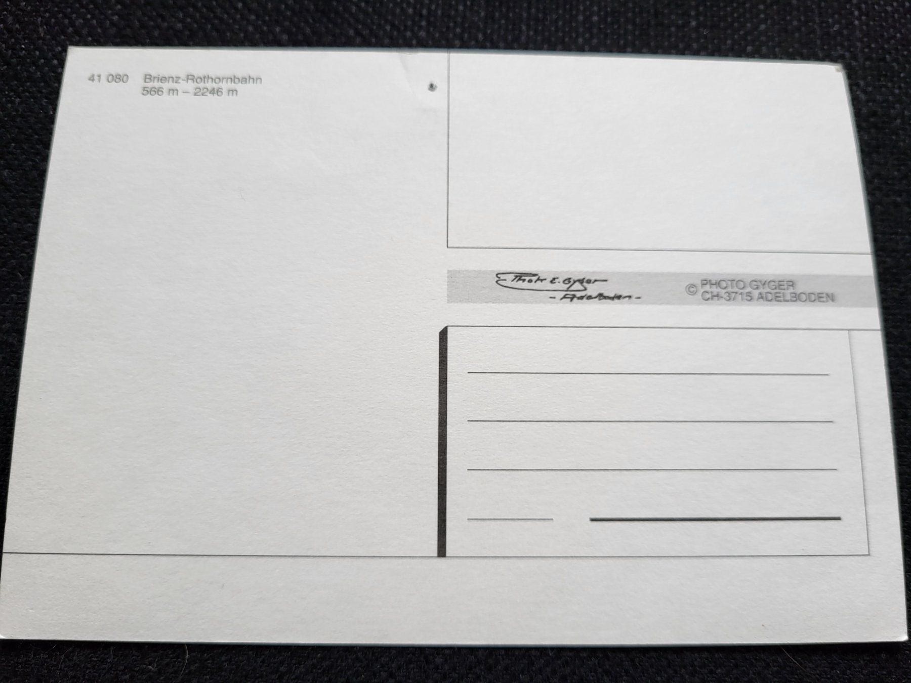 Cartoline postali: Brienz Rothorn Bahn AK – Nuovo (secondo la descrizione) da Thun venduto da Kissthis 1