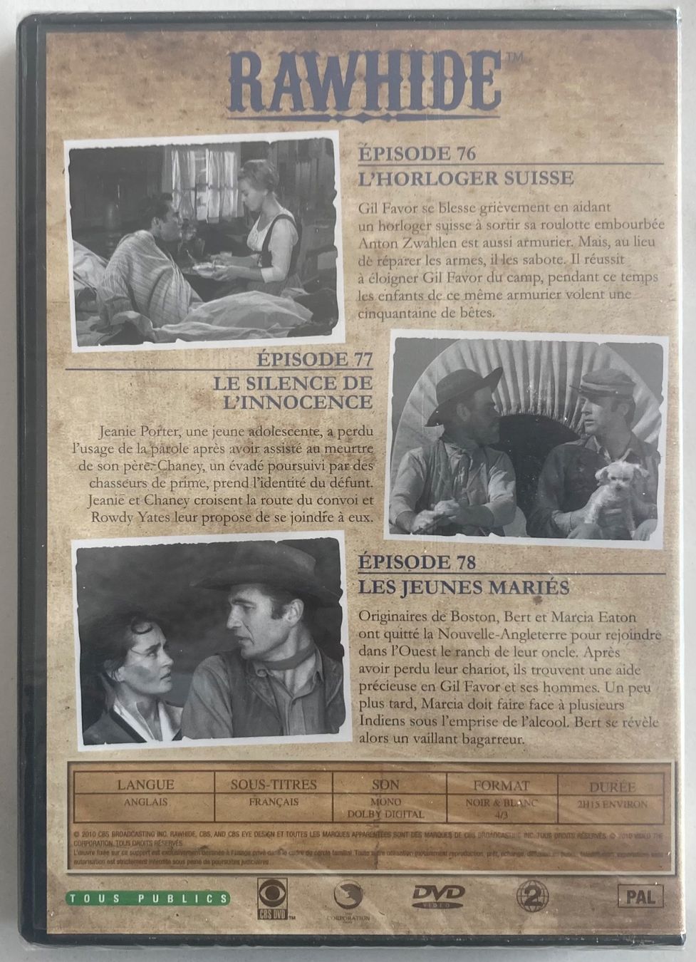 Tutti i DVDs: CLINT EASTWOOD - RAWHIDE N°26 – Usato da Poliez-Pittet venduto da Newtown-Records 4