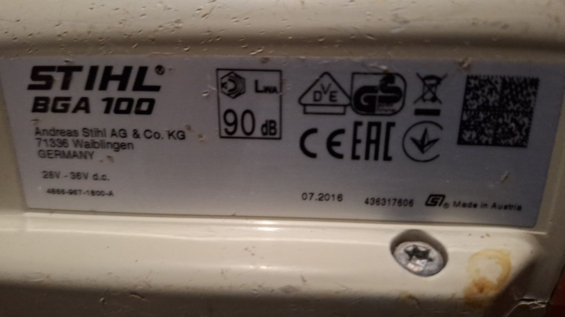 Stihl Soffiatori & Aspiratori per foglie: Laubbläser Stihl BGA100 – Usato da Zürich venduto da kartusch035 1
