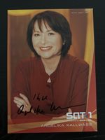 Autogrammkarte Angelika Kallwass, signiert! Selten!