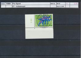1989 "Pro Sport", ET - Vollstempel