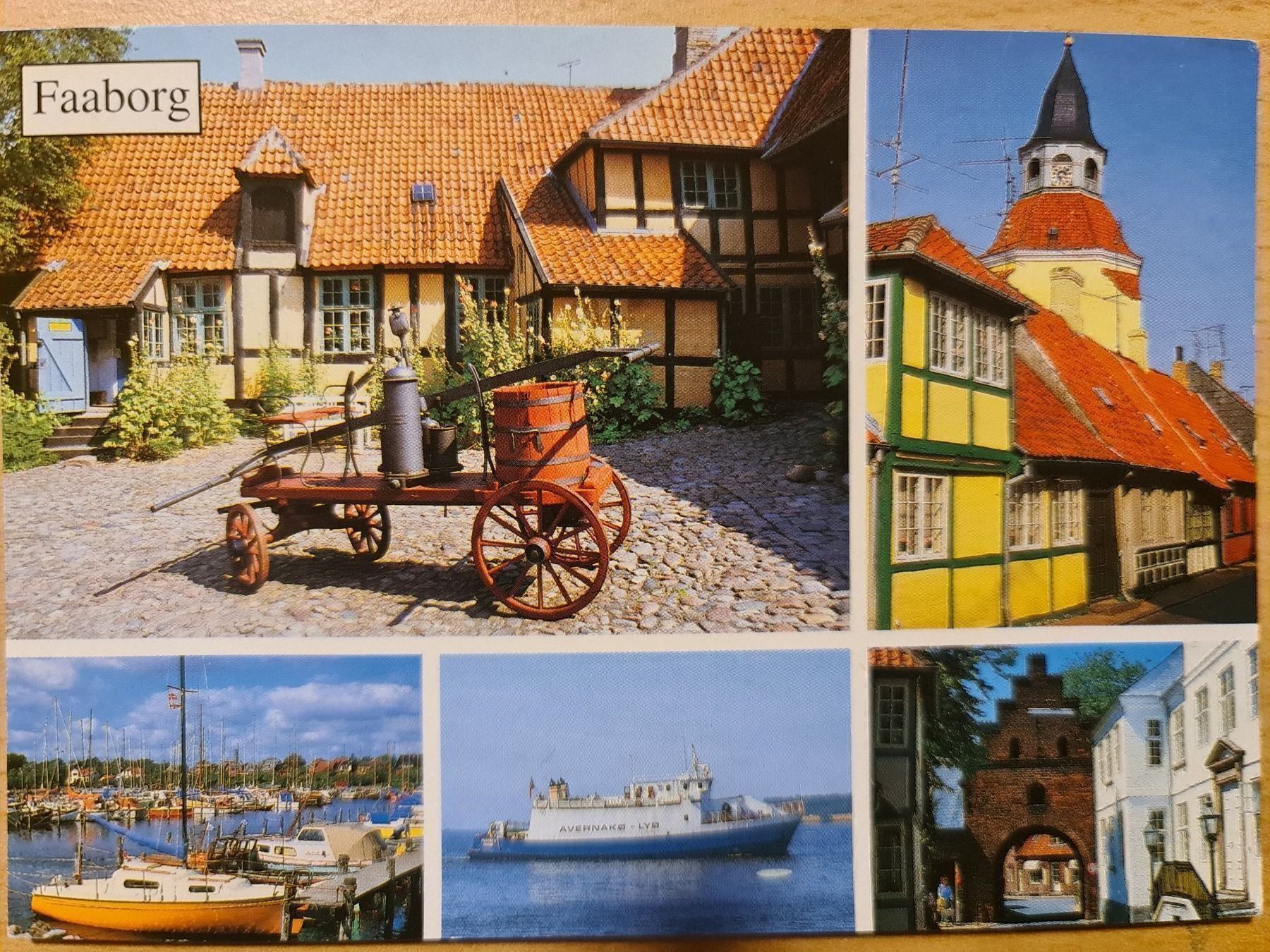 Cartoline postali: Ansichtskarte Faaborg Dänemark – Usato da Dintikon venduto da Vexi