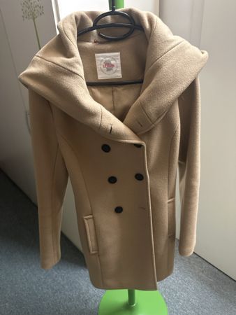 Damen Mantel s.Oliver beige mit Kapuze 