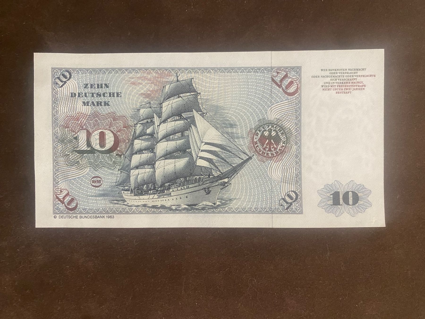Banconote: Banknote 10 Mark - Jahr 1980 NEU – Nuovo e nell'imballaggio originale da Muralto venduto da Alex1912 1