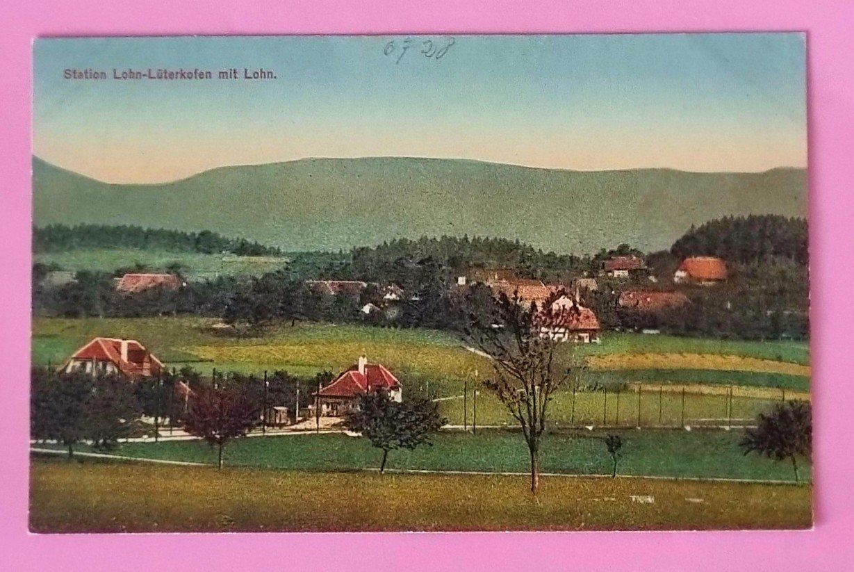 Cartes postales: Solothurn-Bern Bahn - Station Lohn-Lüterkofen – D'occasion à Rothrist par RROENK