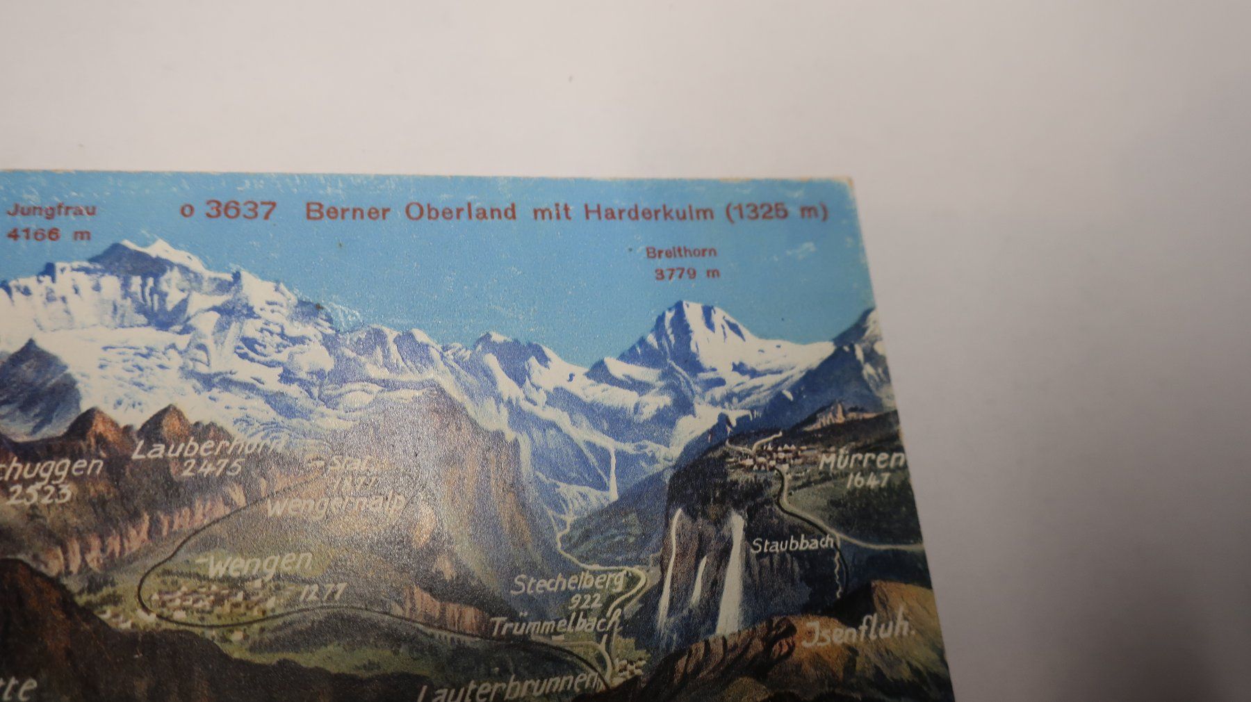 Ansichtskarten: Berner Oberland Harderkulm Interlaken Panorama – Gebraucht aus Cormoret von Pascalll2001 3