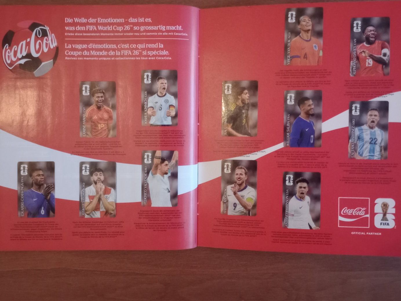 Panini Carte collezionabili: Einzelne Coca-Cola Panini Sticker WM 2026 – Nuovo e nell'imballaggio originale da Bern venduto da Charlie1517 1