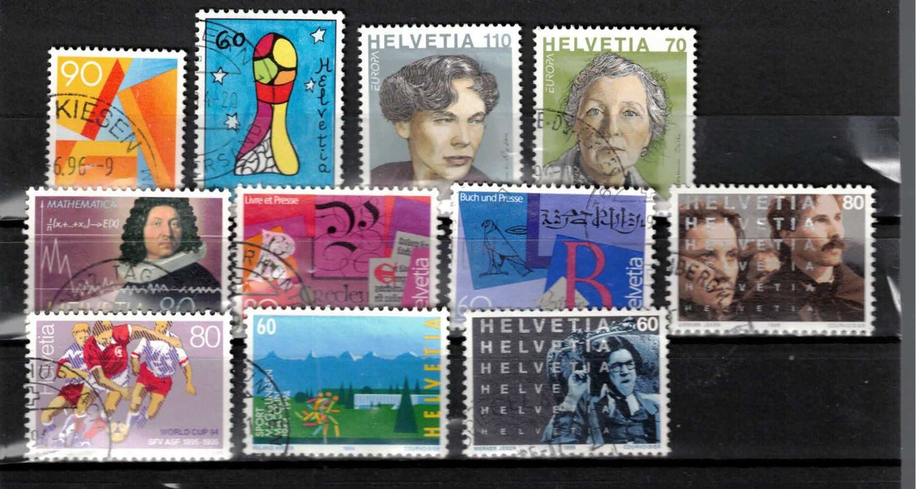 Tutti i francobolli: 1994-96 Lot "Werbemarken", gestempelt – Usato da Blumenstein venduto da minos02