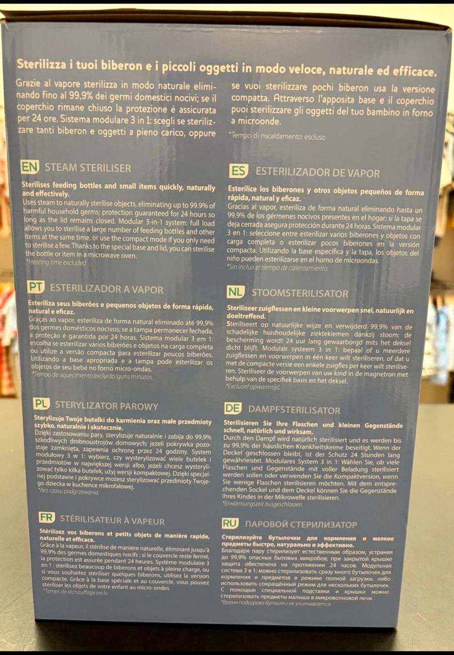 Chicco Pasti del neonato: Chicco Dampf Sterilisator 3 in 1 – Usato da Bern venduto da UA_dream 2
