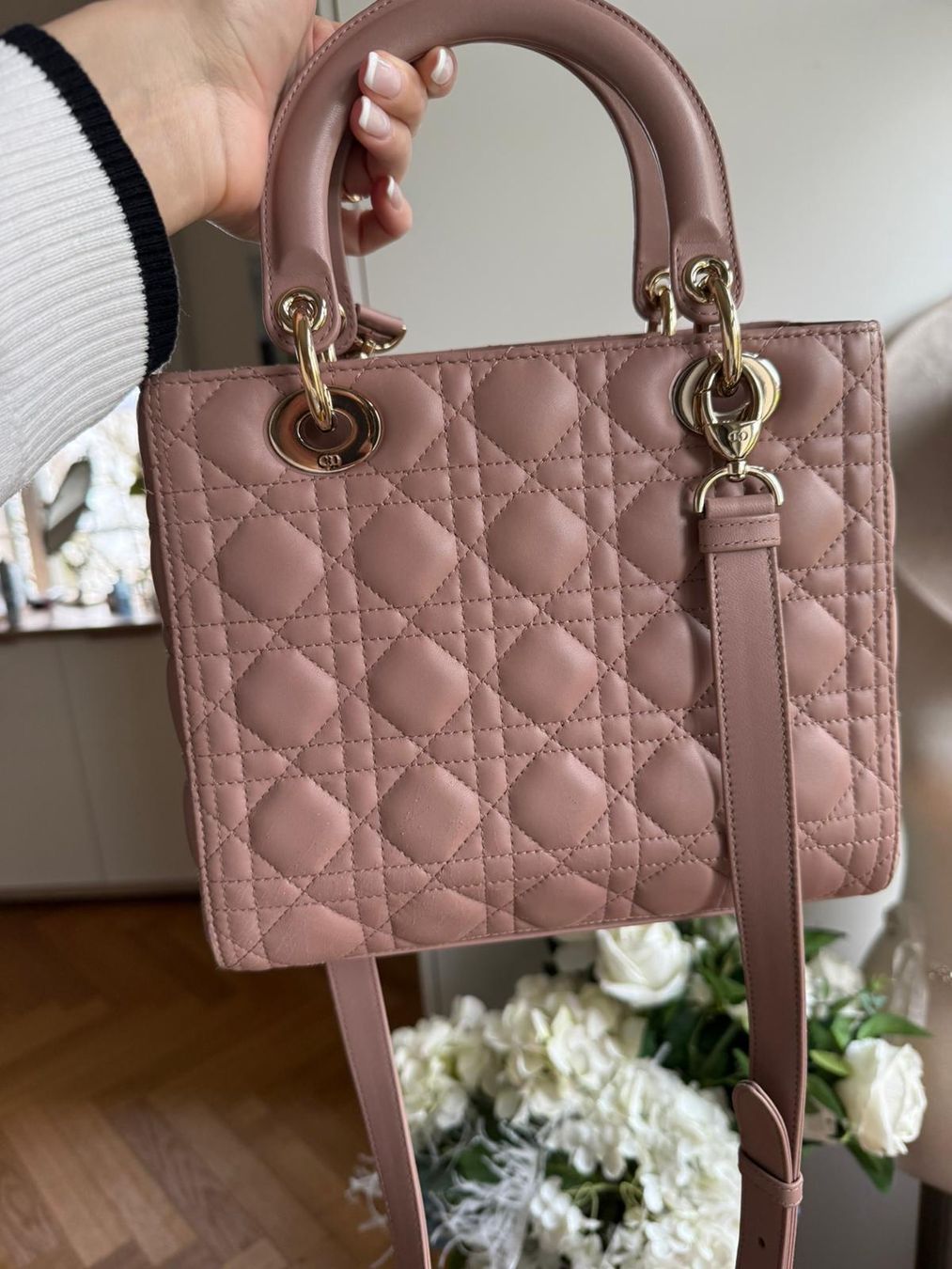 Dior Borse da donna: Dior Lady Dior Medium beige – Usato da Kastanienbaum venduto da swi_8n56 7