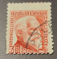 Spanien 1935 dezentriert briefmarke