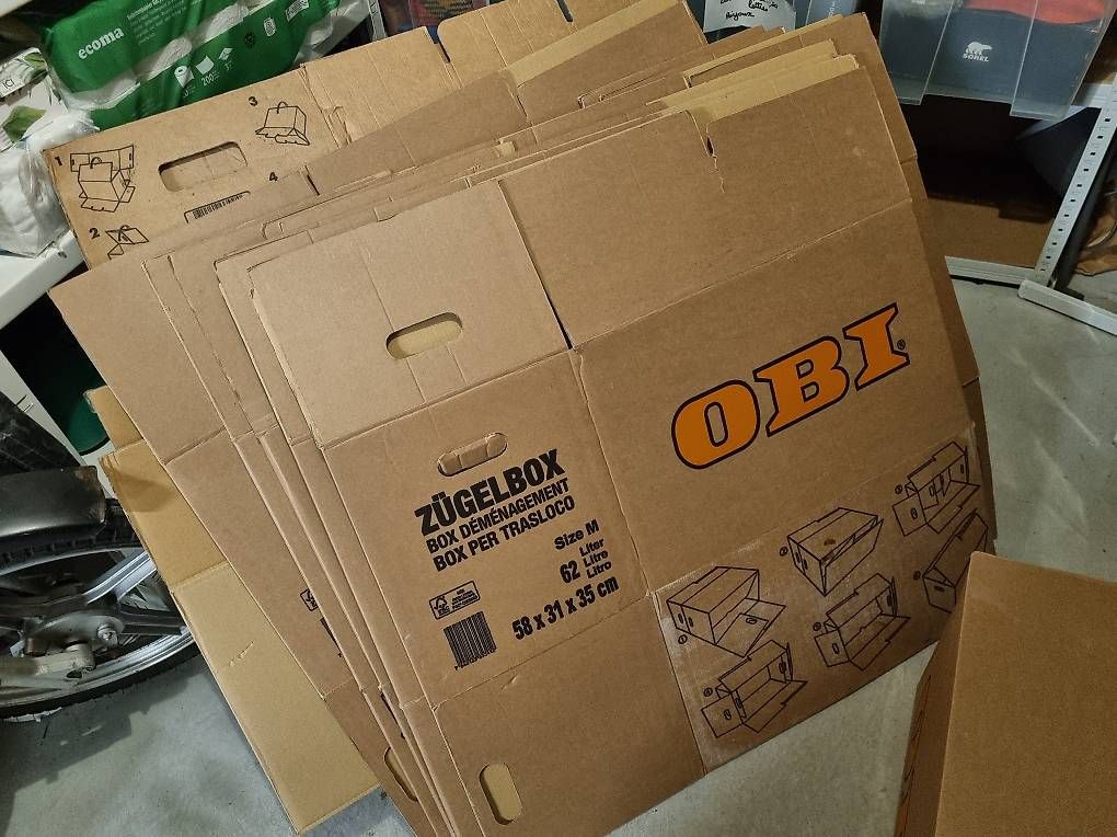 Kartons: Umzugskartons / Zügelbox – Gebraucht aus Basel von inf_fym8 1