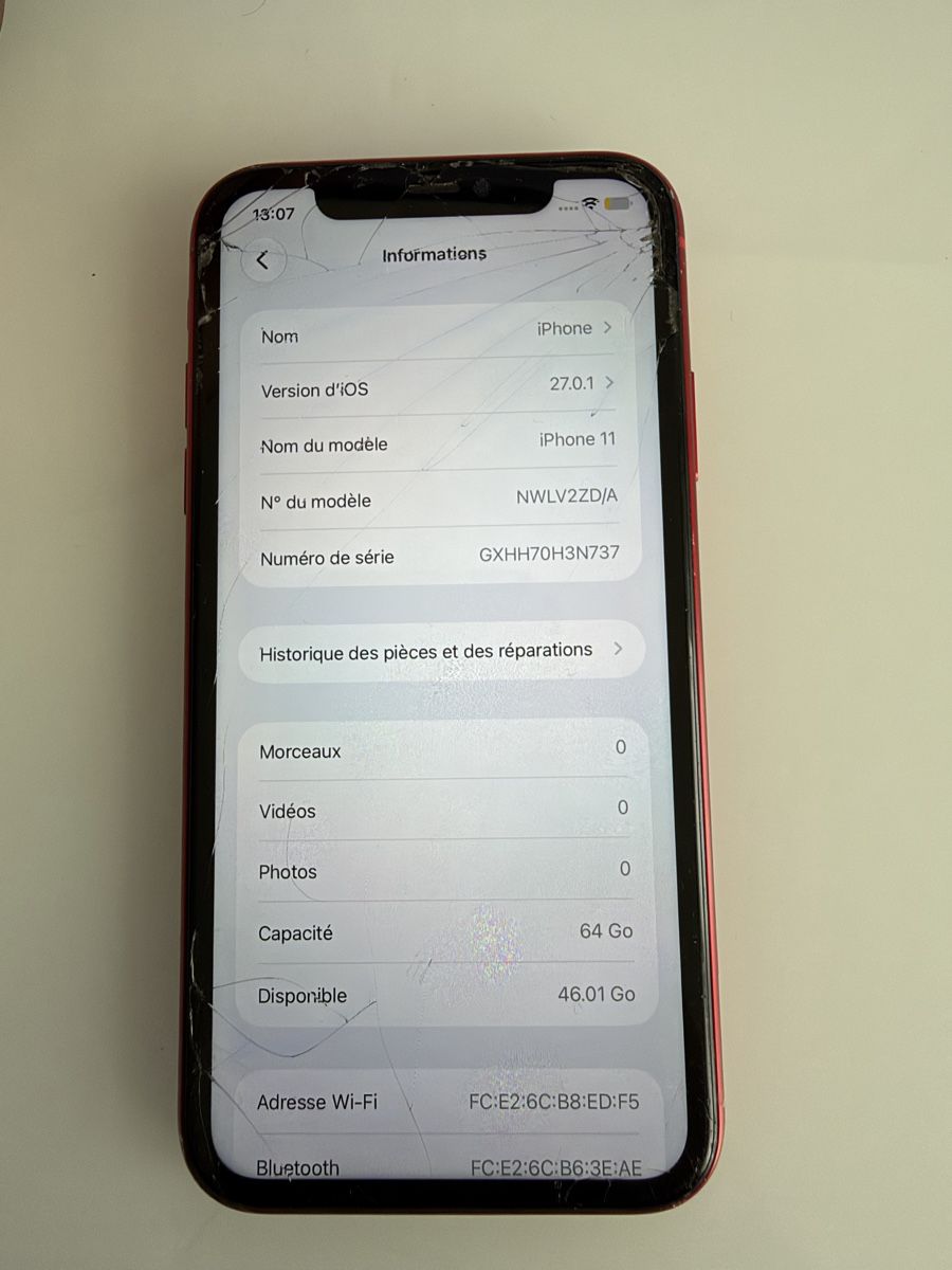 Apple Portables: iPhone 11 rouge 64GB  – Défectueux à La Chaux-de-Fonds par Fatal_Cas67 9