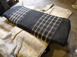 Original VW Käfer Rücksitzbank Lehne im Karomuster