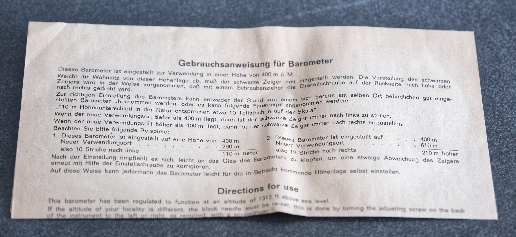 Autres articles pour la maison: Analoges Barometer – Neuf (Voir description) à Wohlen AG par Exitburn 5