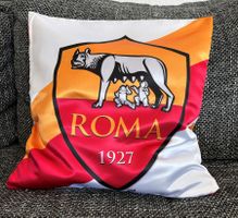 AS Roma Kissenbezug 45 x 45 cm Totti Kluivert Italien Rossi