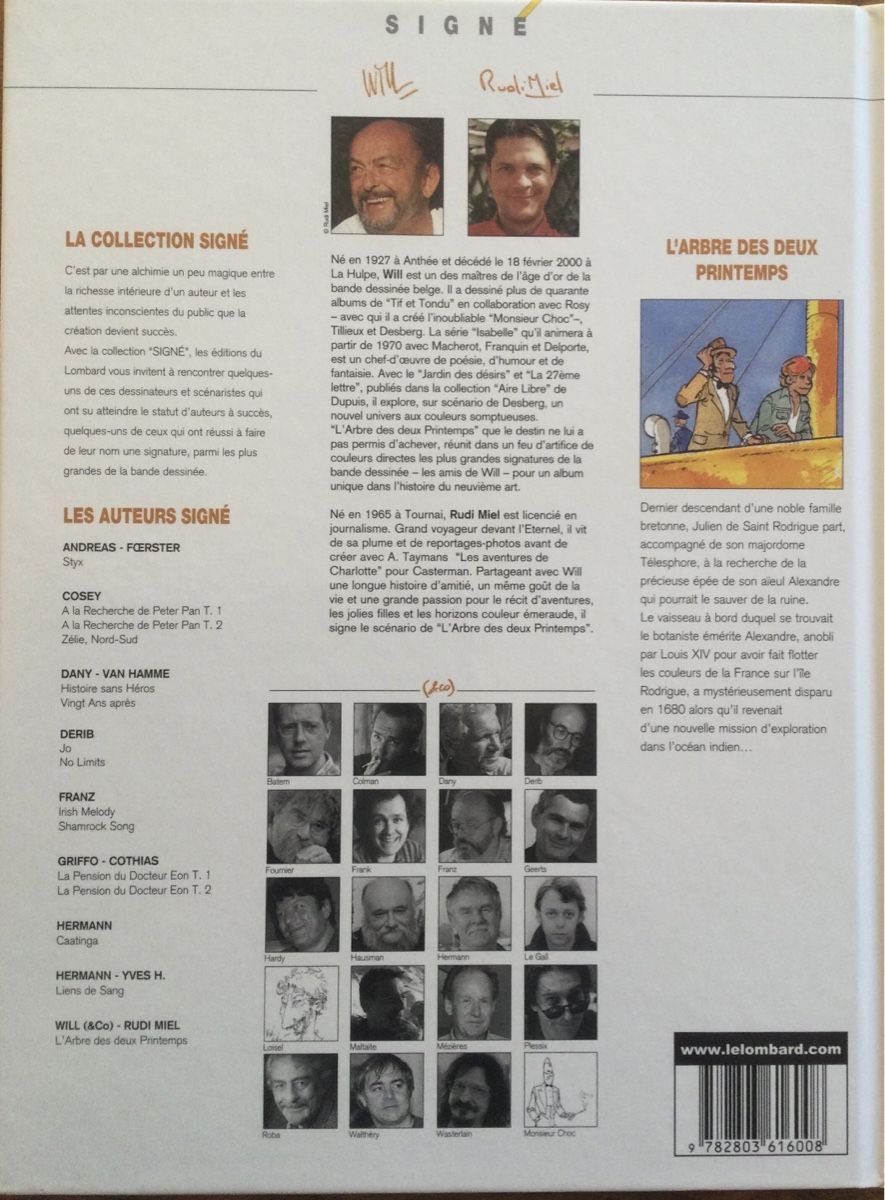 Fumetti: L’arbre des deux printemps – Usato da Yvorne venduto da herjoy 1