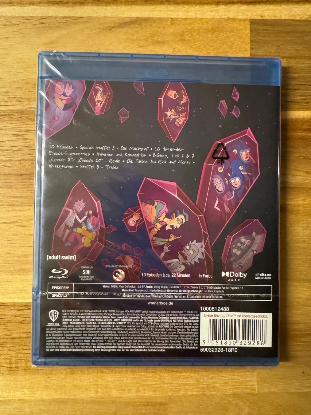 Tutti i DVDs: Rick and Morty Staffel 5 – Nuovo e nell'imballaggio originale da Ostermundigen venduto da Rick-C137 1