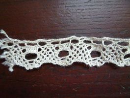 Antike Gehäkelt Klöppel Borte Spitze  Vintage Design Shabby