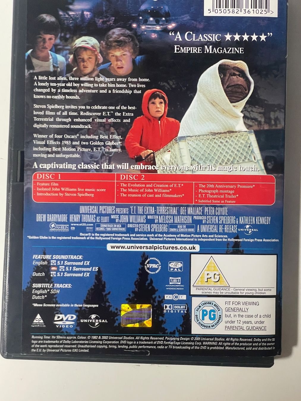 Tutti i DVDs: ET – Usato da Muri b. Bern venduto da AdidasCollector 1