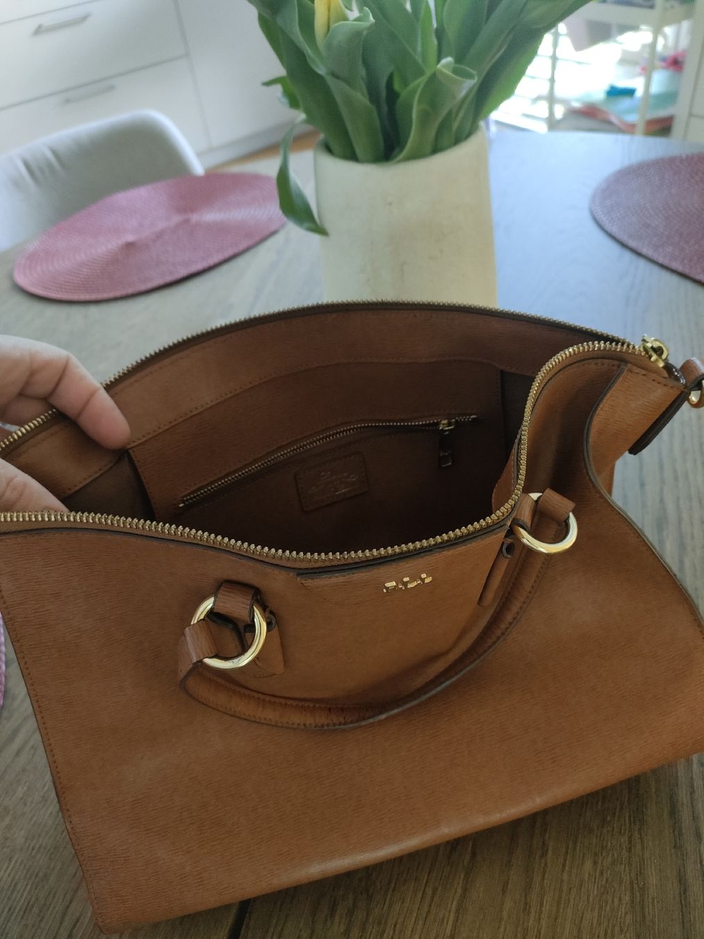 Ralph Lauren Borse da donna: Ralph Lauren Ledertasche, Cognac Farbe – Usato da Oftringen venduto da Bo29 3