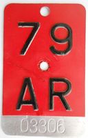 Velonummer Appenzell Ausserrhoden AR 79