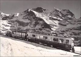 Bahn // Wengernalpbahn Zahnradbahn Jungfrau Winter