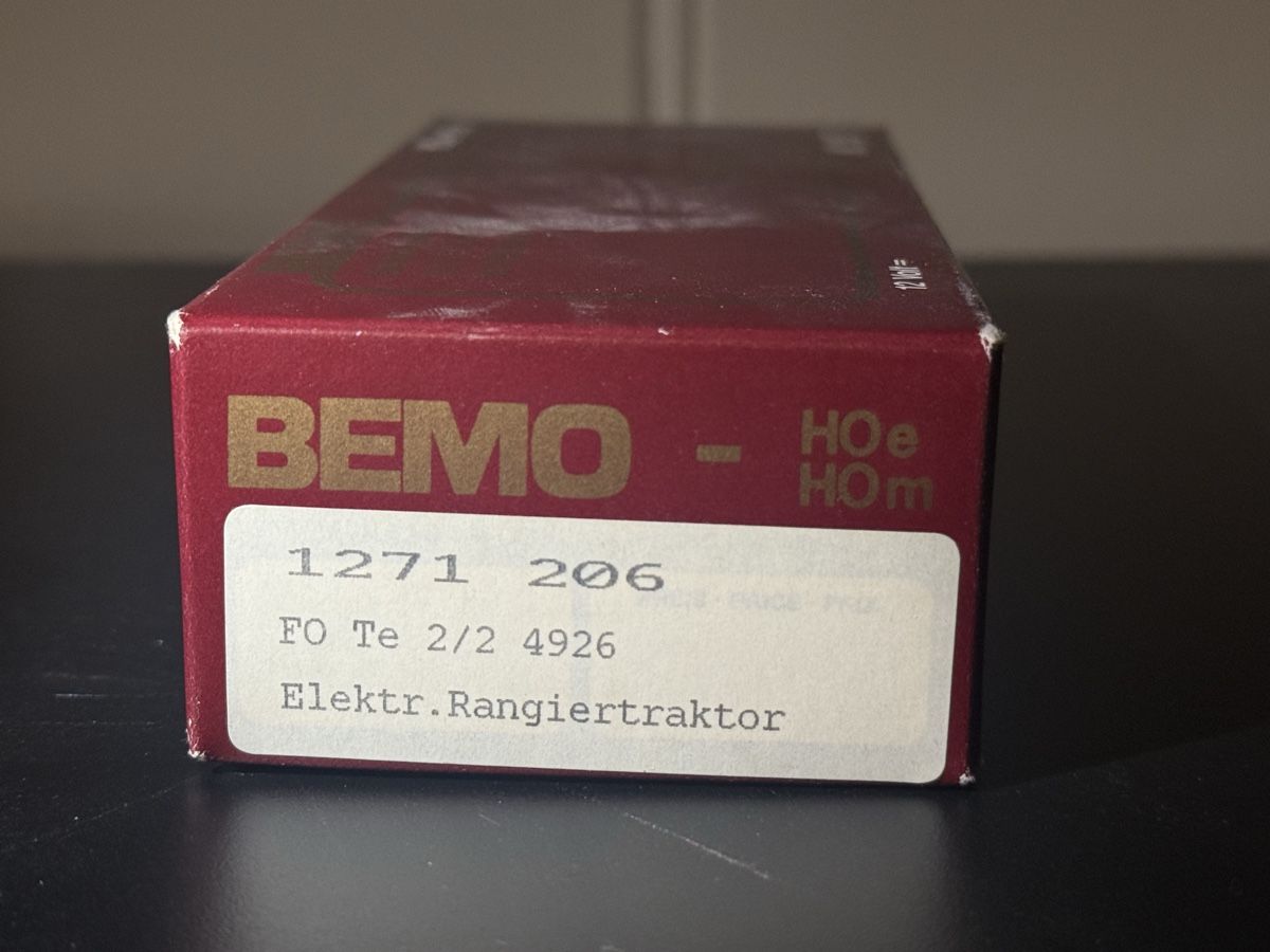 Bemo Modelleisenbahnen: Bemo FO Rangiertraktor – Defekt aus Thusis von Jasmin1991995 3