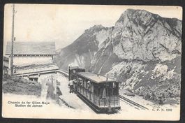 Chemin de Fer Glion-Naye Station du Jaman