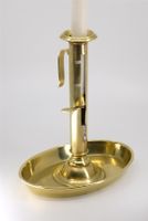 K0439 Antiker Biedermeier-Handleuchter Kerzenständer ~1845