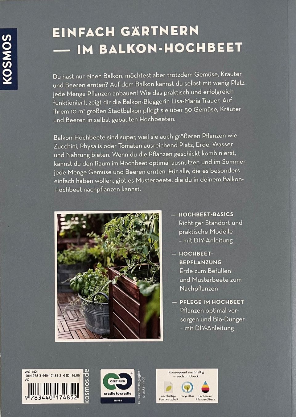 Libri: Mein Balkon-Hochbeet – Usato da Le Crêt-p-Semsales venduto da staglione69 1
