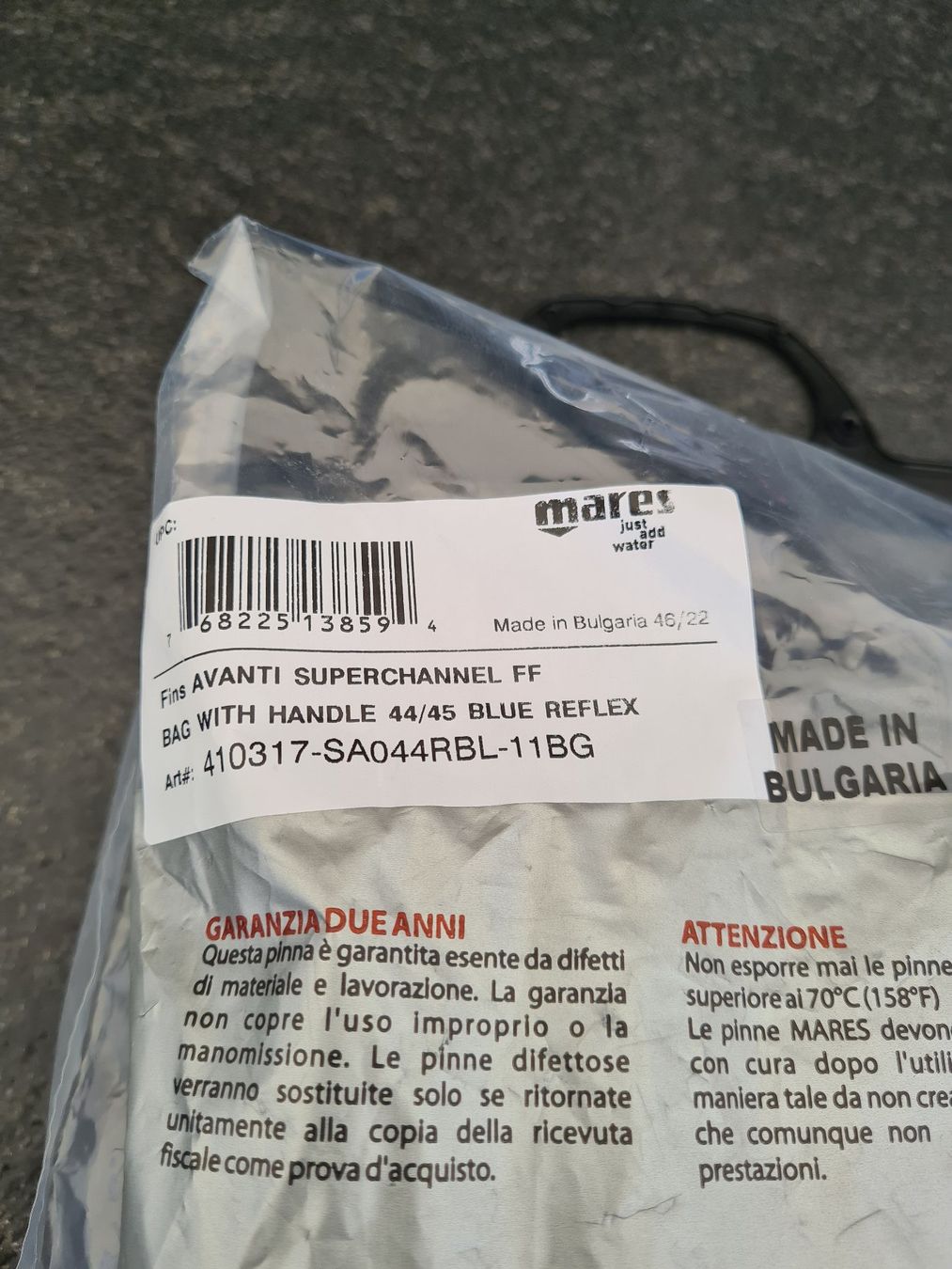 Mares Pinne, Maschere & Boccagli: Tauchflossen Mares Avanti Superchannel – Nuovo e nell'imballaggio originale da Oetwil an der Limmat venduto da Limmi89 5