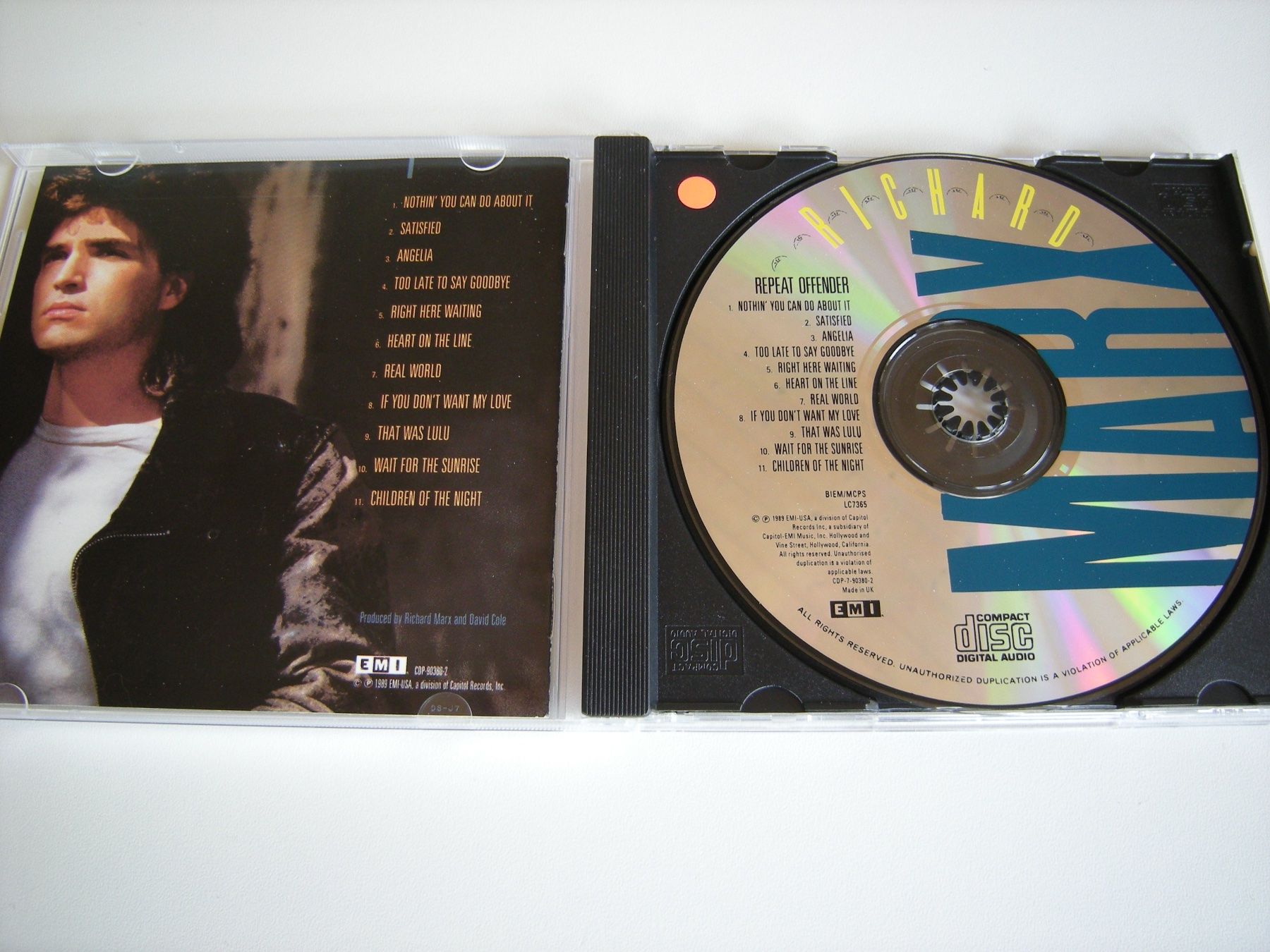 CDs: RICHARD MARX - Repeat Offender – Gebraucht aus Basel von Ceebee62 2