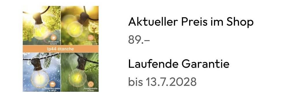 Lichterketten & Leisten: Lichterkette Lumina Romantic ProControl 30m – Neu und originalverpackt aus Luzern von UrCaBru