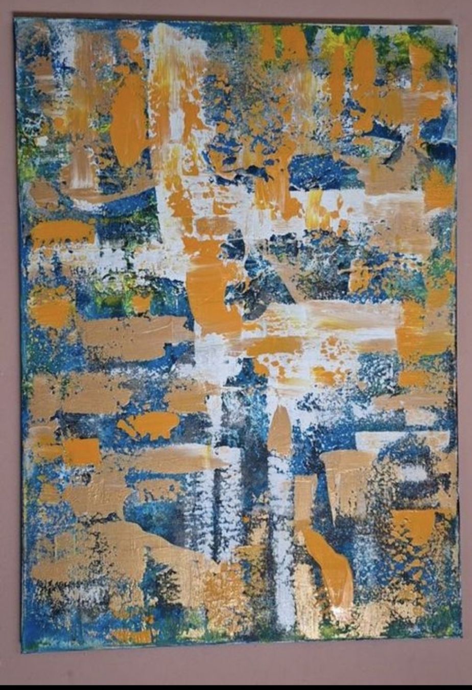 Gemälde: Gemälde Abstrakt handmade 50×70 – Neu (gemäss Beschreibung) aus Riehen von Steinbock1970
